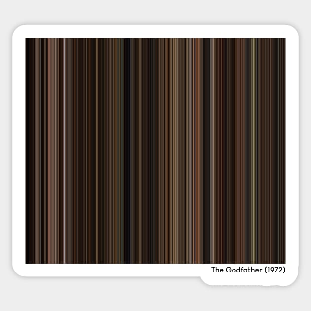 The Godfather (1972) - Every Frame of the Movie Sticker by ColorofCinema